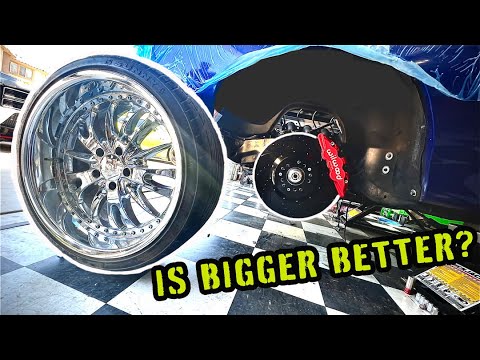 INSTALLING WILWOOD 15'' BRAKES ON A 1970 CHEVELLE WITH BIG WHEELS!
