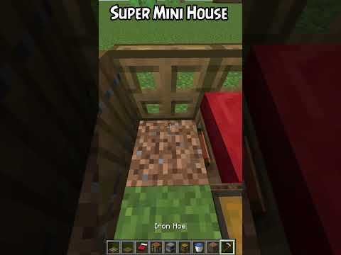 UNBELIEVABLE! Super Mini House Tik Tok Hack in Minecraft!! #shorts