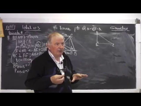 2/3 Lectia 915 Teorema Pitagora - directa si reciproca, Th. fundamentala asemanarii, Puteri Clasa 7