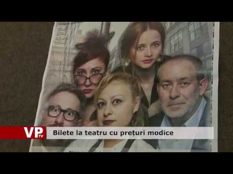 Bilete la teatru cu prețuri modice