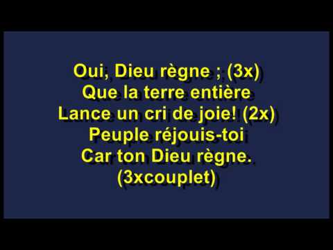 OUI DIEU REGNE R JEM