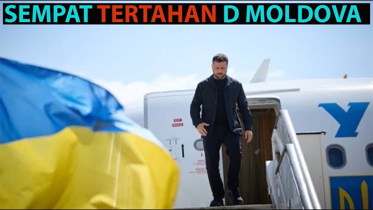 Pesawat Zelensky Nyaris Dihantam Drone