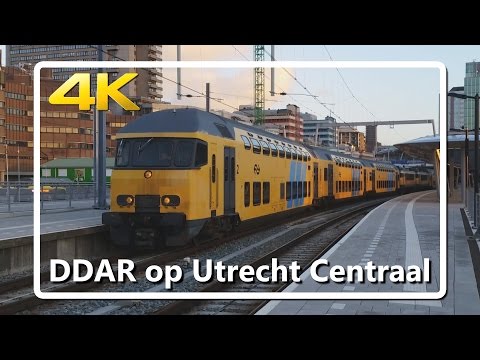 [4k / 2160p video] Dubbele DDAR vertrekt van Utrecht Centraal!