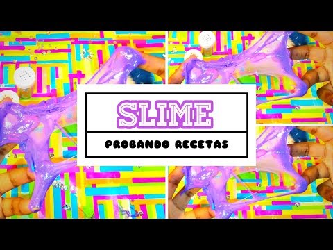CÓMO HACER SLIME SIN BORAX 💦Probando Recetas De Mis Suscriptores