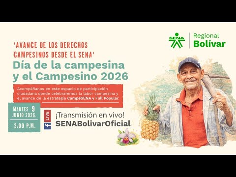Conmemoración del Día de la Campesina y el Campesino  desde Mahates Bolívar