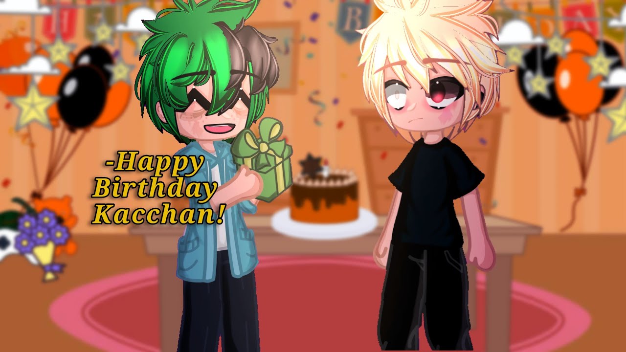 Bakugo's surprise birthday party 🎂 || Gacha skit || Bkdk🧡💚 || MHA/BNHA(My AU)