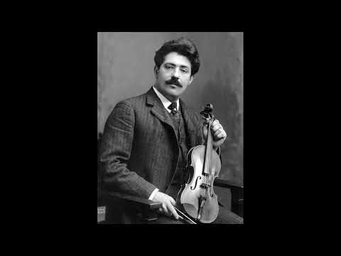 Fritz Kreisler (violin) - Danza Espanola (Granados, arr. Kreisler) (1916)
