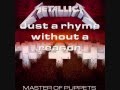 Metallica - Master Of Puppets (Lyrics) 