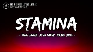 Download lagu Tiwa Savage, Ayra Starr, Young Jonn - Stamina (Lyrics) Latest 2023 mp3