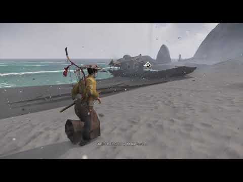 Ghost of Tsushima Iki Island dlc Initial Map of Iki Island Get to Ship