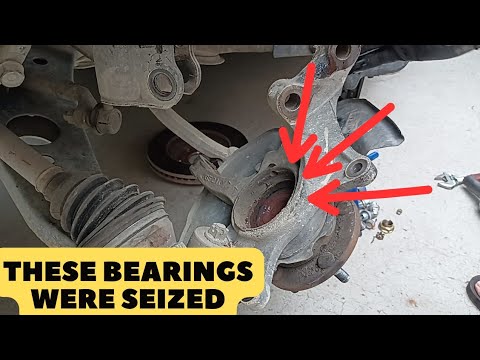 wheel bearing replacement on a Toyota sienna
