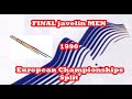 FINAL Javelin MEN 1990 European Championships Split