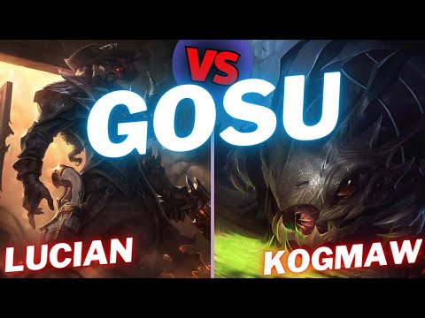GOSU | LUCIAN VS KOGMAW | ADC GAMEPLAY | Patch 14.16 / Season 14 | #LeagueofLegends