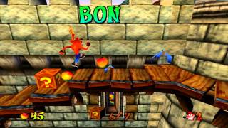 Crash Bandicoot: Warped 105% Walkthrough HD - Part 2: Toad Village