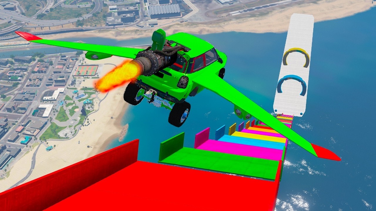 LA MEJOR MEGA RAMPA DEL MUNDO! SIEMPRE ME ENCANTA!! - GTA 5 ONLINE