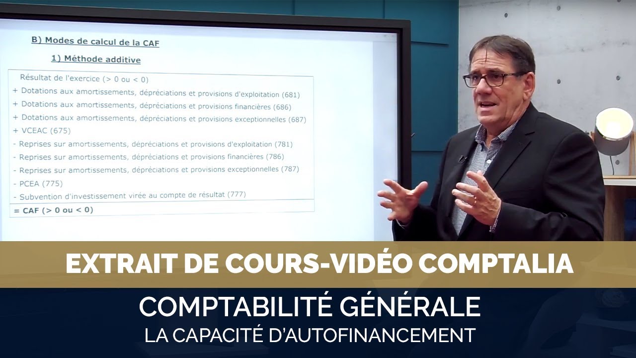 La capacité d'autofinancement  - extrait cours vidéo COMPTALIA