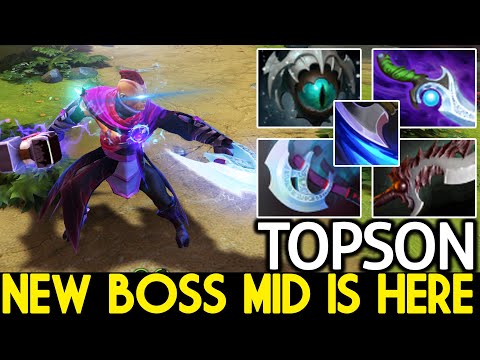 TOPSON [Anti Mage] New Boss Mid is Here Annoying Mana Burn Dota 2