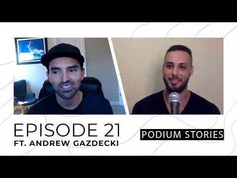 Andrew Gazdecki, CEO @ MicroAcquire | Episode 21 | Podium Stories w/ Marti Sanchez