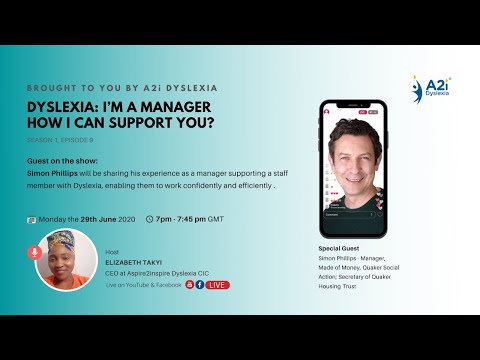 Dyslexia: I’m a manager how I can support you?