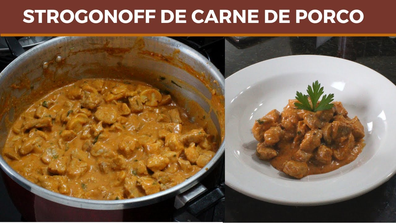 STROGONOFF DE CARNE DE PORCO - DE FRENTE COM MARCITA