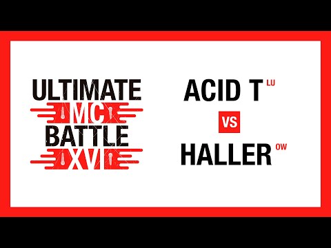 1/8 Finale | ACID T vs. HALLER | Ultimate MC Battle XVI