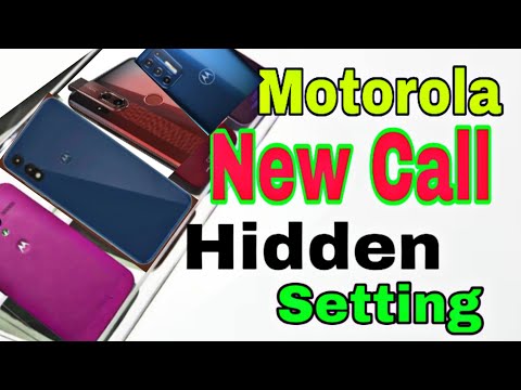 Motorola call hidden setting , motorola call problem / pick up the call to stop ringing call display