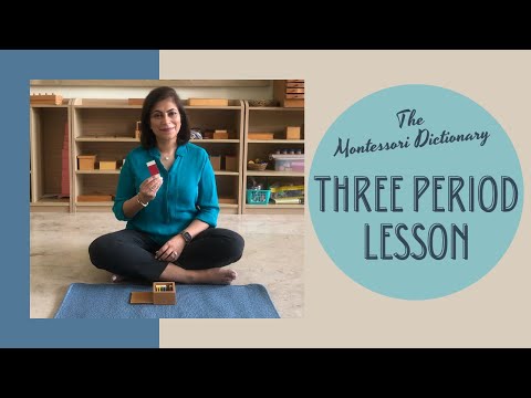 Montessori: The Three Period Lesson - Getting it Right!