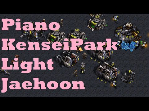 Starcraft Casts#137 - Piano & KenseiPark(+Jun) V.S. Jaehoon & Light(+Kong) 2vs2 + 3vs3