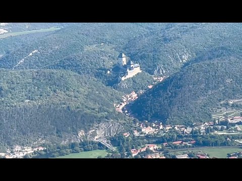 Aerial: Dobřichovice, Lety, Řevnice, Zadní Třebáň, Karlštejn, Srbsko, Koněprusy, Beroun, Králův Dvůr