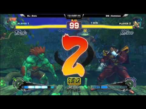 SBR 1.3 SSF4AE2012 Top8 SL Exis vs DB Somniac 1/2