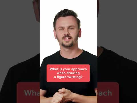 Drawing a Twisting Figure