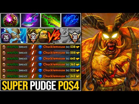 Wanna Play Pudge Pos4? Watch This | OMG R.I.P Puck - This Is Real Grandmaster Pudge | Pudge Official
