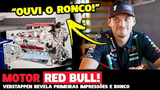 VERSTAPPEN FAZ PIADA AO OUVIR NOVO MOTOR DA RED BULL POWERTRAINS FORD | FÓRMULA 1 | GP EM CASA+