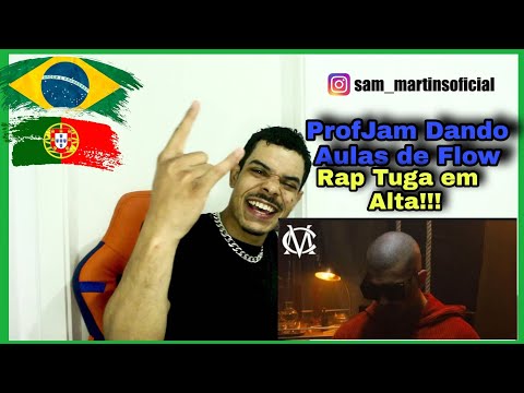 ProfJam - WUOW (REACT) Brasileiro Reagindo ao Rap Tuga