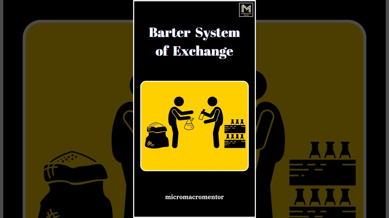 Barter System of Exchange | Double coincidence of Wants | Class 10 SST | Class 12 Economics #shorts