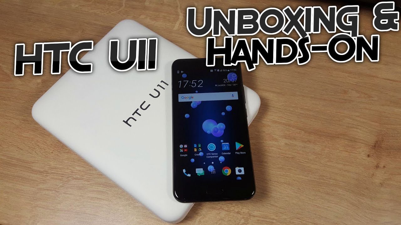 HTC U11 Unboxing and Hands-On - First Boot