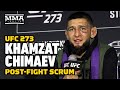 Khamzat Chimaev Reveals Mistakes He Made Against Gilbert Burns | UFC 273 | MMA Fighting