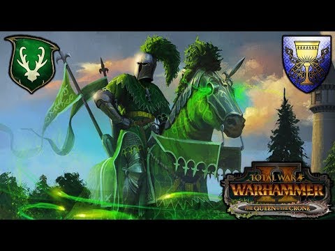 THE GREEN KNIGHT and the KING IN THE WOODS - Wood Elves vs. Bretonnia - Total War Warhammer 2
