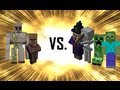 Minecraft Epic Battle Monsters Vs Iron Golems And Villagers
