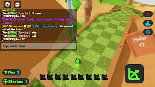 Zero Friction Race with Deluxe_Panda and Baby_goodgravy5 | Super Golf