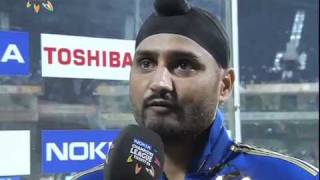 Nokia CL T20 final, MI vs RCB: Interview, Harbhajan, Vettori