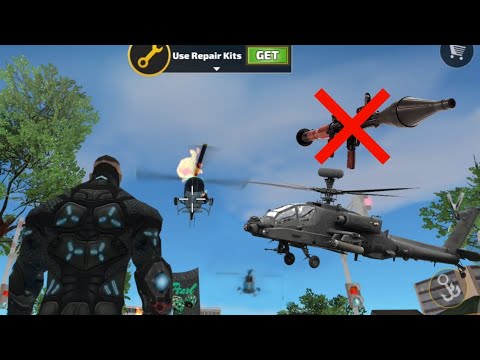 HOW TO DESTROY HELICOPTER WITHOUT RPG|ROPE HERO VICE TOWN||FULSPRIN GAMING.