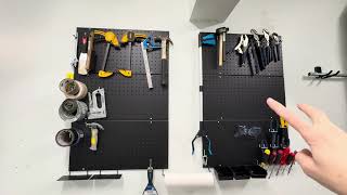 Review of the INCLY 48x36 Inch Metal Peg Board Kit with 1/4" Pegboard Hooks, 6PCS Peg Board Panels