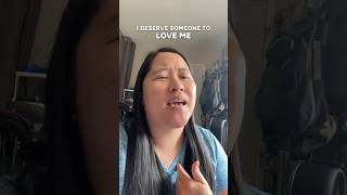 Singing ‘Deserve’ by ​⁠#JakeClark. ❤️‍🩹❤️🎵🎤