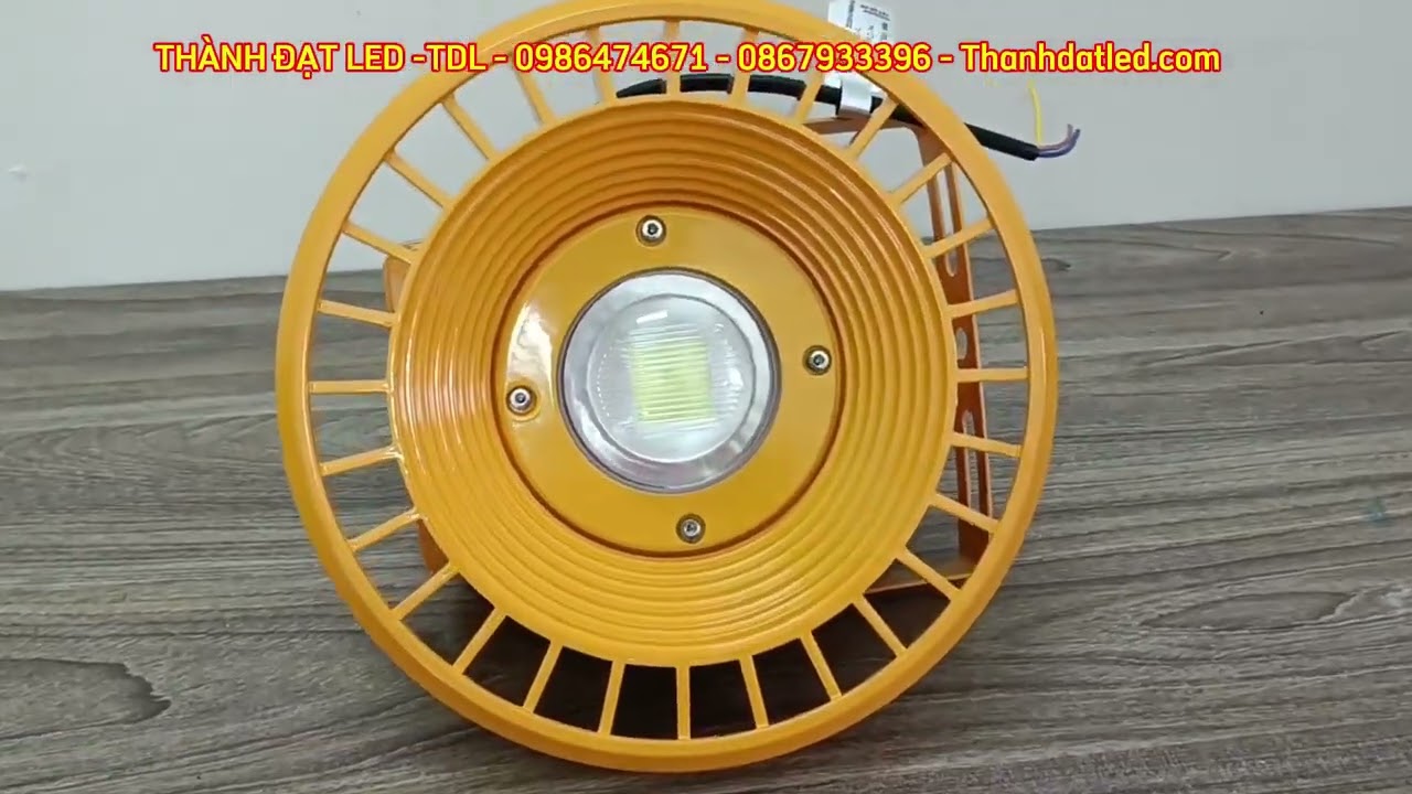 Video đèn LED nhà xưởng UFO TDL lắp đặt thực tế tại công trình