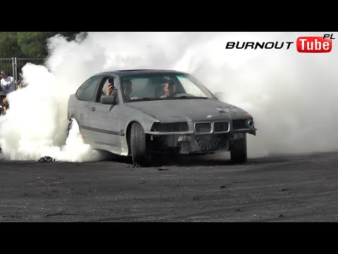 Eliminacje Pokazu Mocy - BMW E36 Compact "NIUNIEK" - XXV Ogólnopolski Zlot BMW Toruń 2023