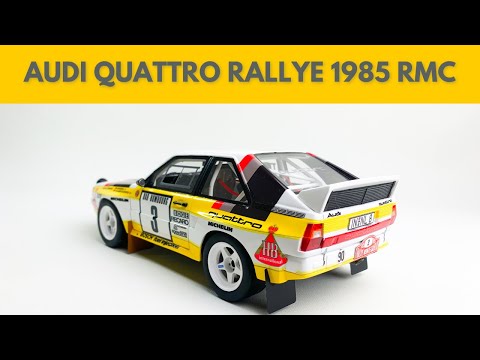 Otto Mobile 1/18 AUDI QUATTRO RALLYE 1985 RMC - Review and Unboxing