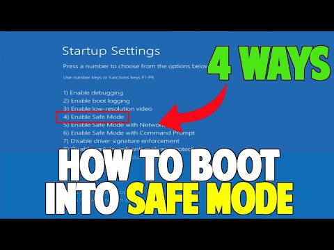 How To Boot Windows 10 into Safe Mode - 4 EASY WAYS