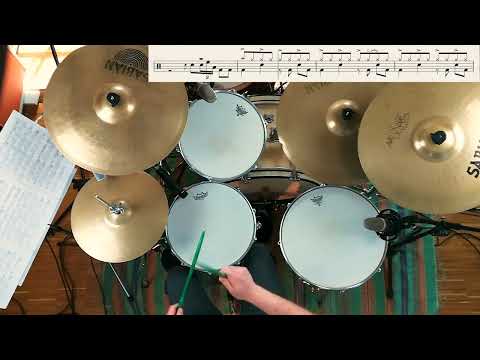 Drum like Carmine Appice - Hot Legs - Rod Stewart (with drums)