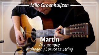 Video thumbnail for Martin D12-20 Mahogany Spruce 12 String 1967 played by Milo Groenhuijzen | Demo by TFOA Demos